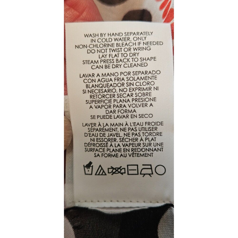 Cabi 100% Silk Scarf Approximately 70” x 13” Women’s Geometric Polka Dot Pattern - Picture 10 of 10